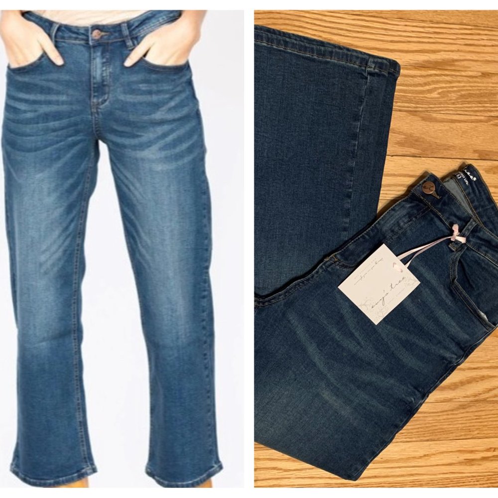 Evy's Tree Slim Denim with Wide Leg - 14/16